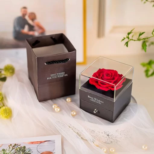 Boîte Cadeau Rose éternelle